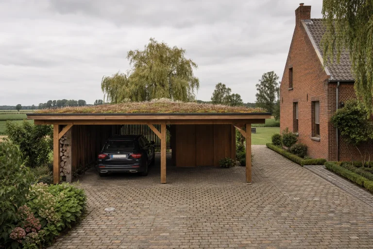 Carport en bois dans les Hauts-de-France