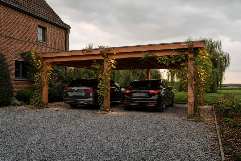 Carport végétalisé dans les Hauts-de-France